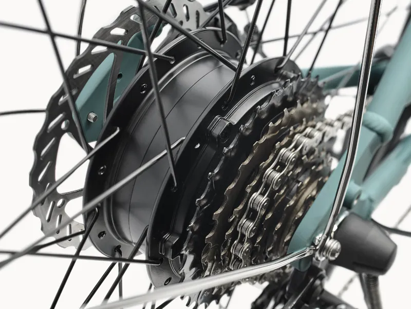 Electra Loft Go 7d Step Over Electric Hybrid Bike 2025 in Matte Cadet Blue-6